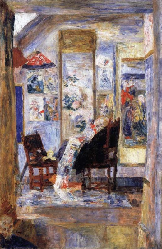 James Ensor Skeleton Looking at Chinoiseries oil painting image